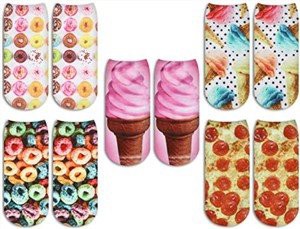 No Show 3D Sublimation Socks
