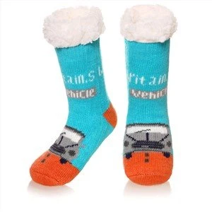 Thick Winter Indoor Children Sherpa Socks