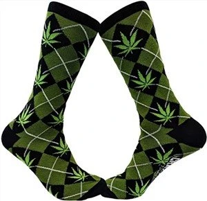 Weed Printed Socks 3D Sublimation