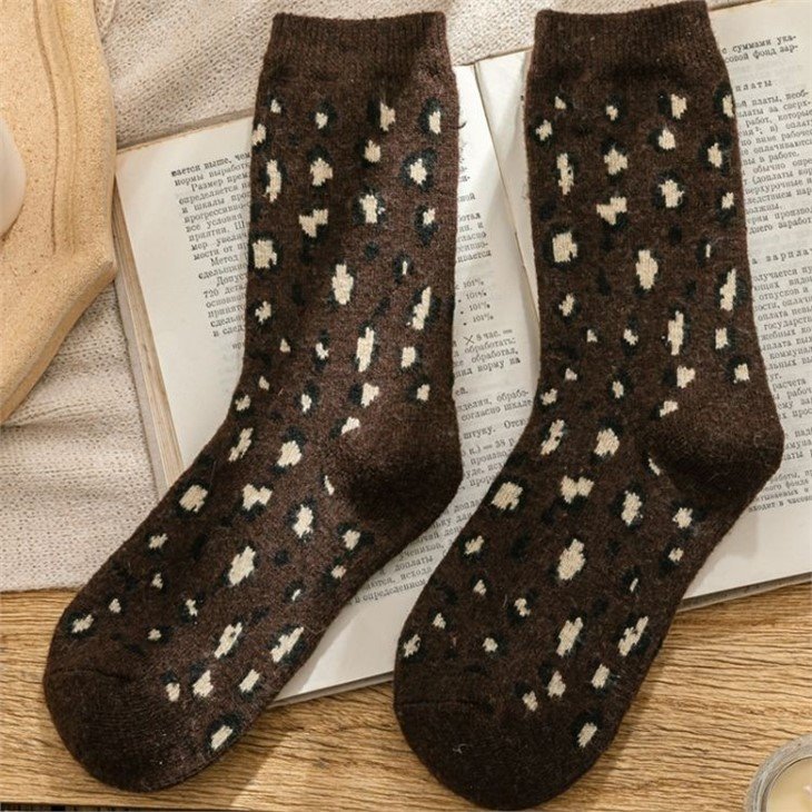 socks crew dots Boot socks factory