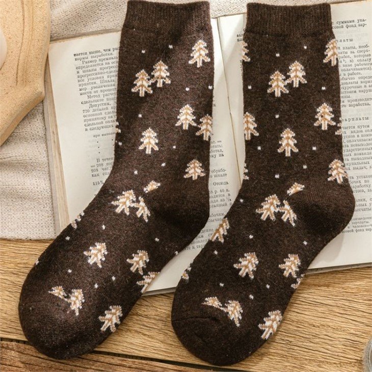 socks crew dots Boot socks suppliers