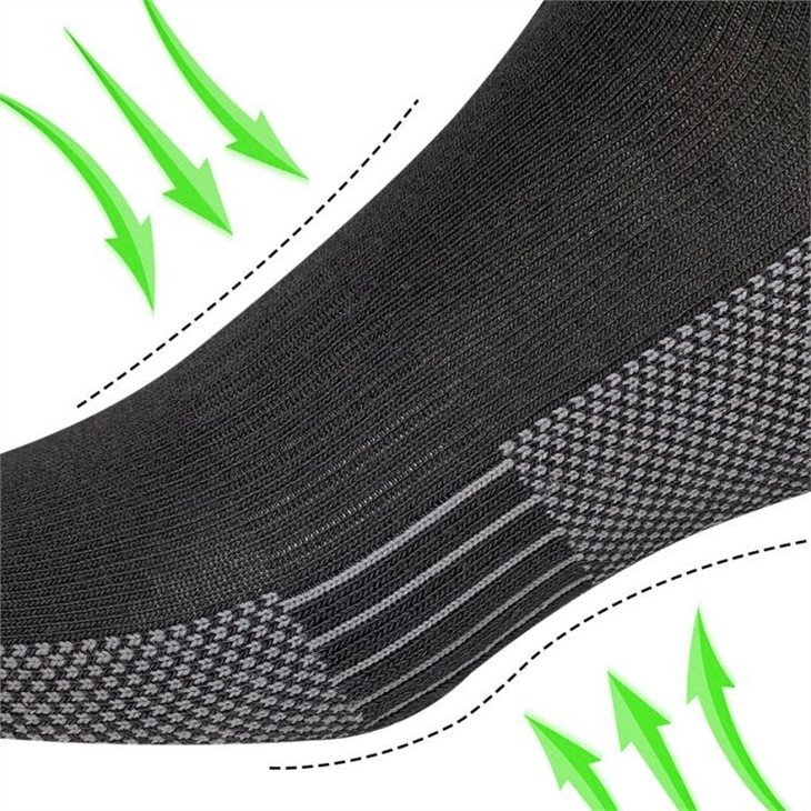 socks men black work socks+made in China
