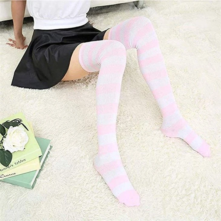 striped crew size Boot socks price(4)