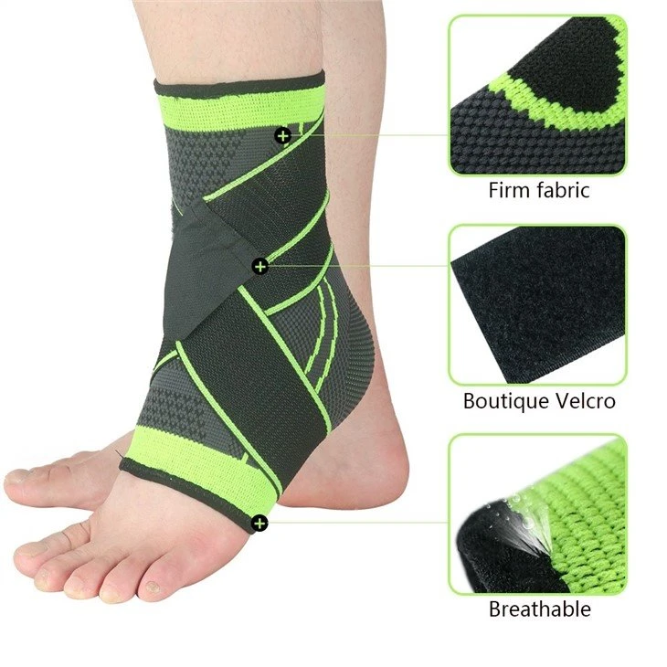 bulk Sweat-absorbent Ankle Sports Compression Sleeves (6)