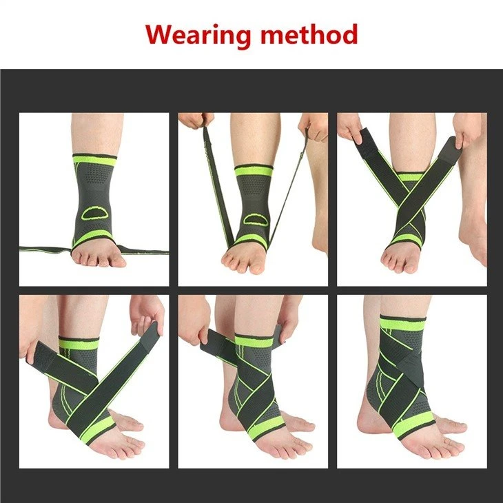 Sweat-absorbent Ankle Sports Compression Sleeves factory(4)