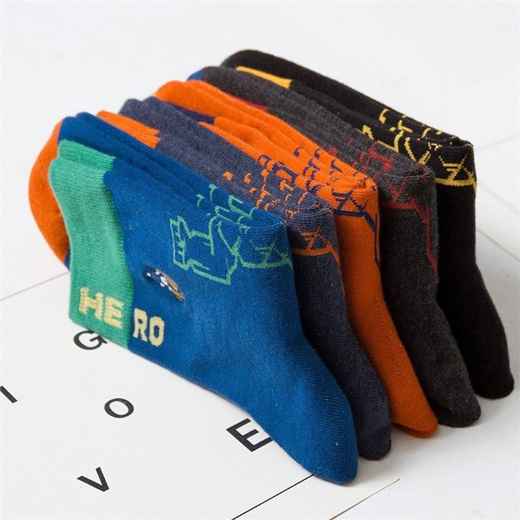 Sweat-absorbent men fashion socks suppliers(4)