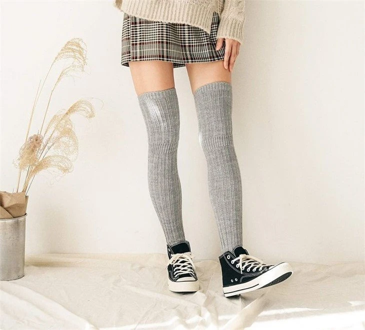 thigh high socks plus size Boot socks in stock (3)