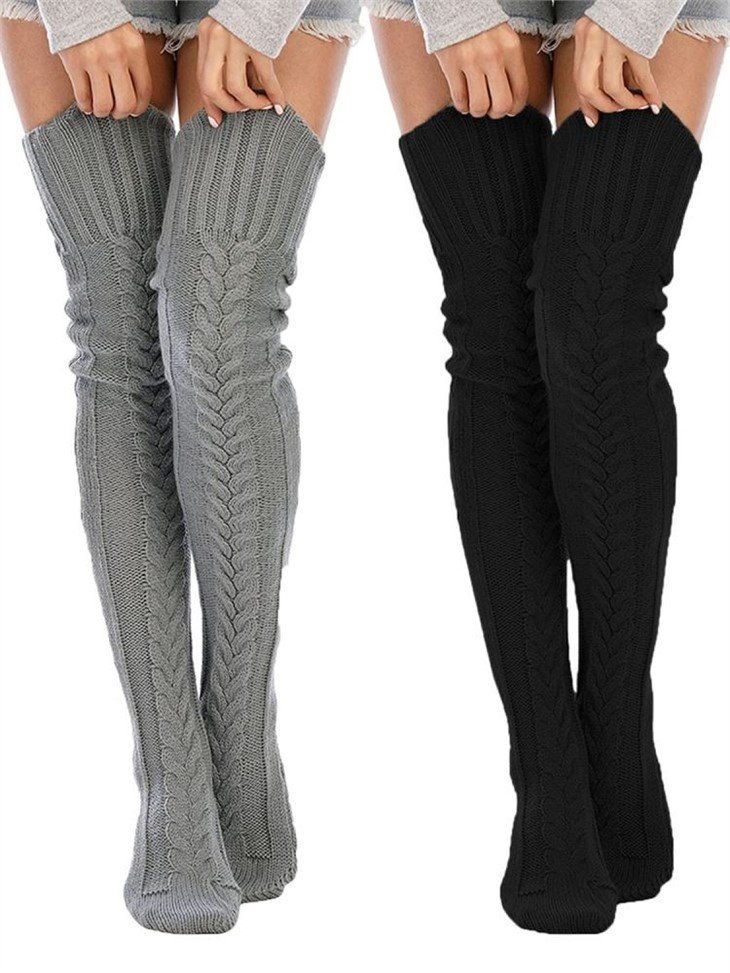 thigh thermal socks