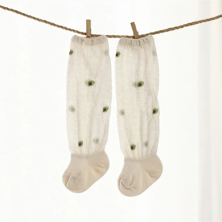 china+thin hollow high tube long newborn baby kid stockings
