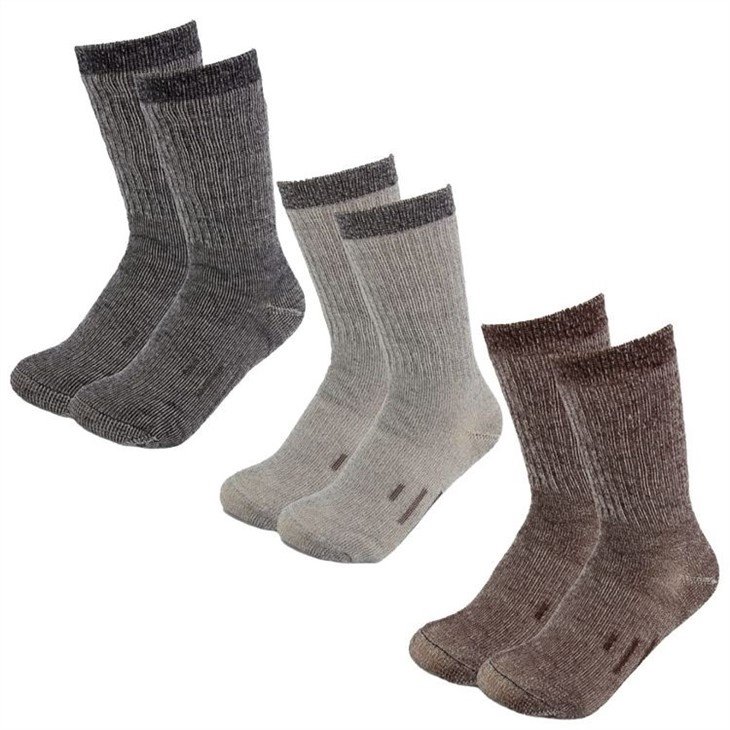 unisex brown thermal socks (1)