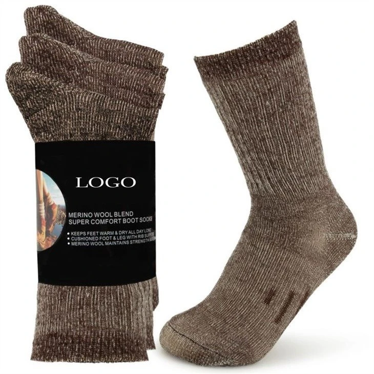 unisex brown thermal socks (5)