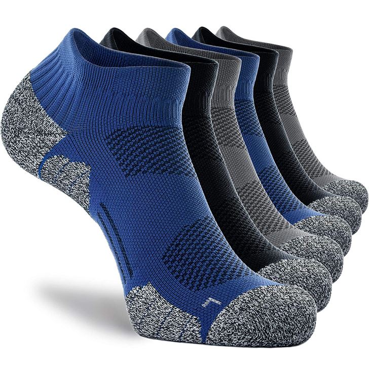 Unisex Cushioned Compression Athletic Ankle Walking Socks