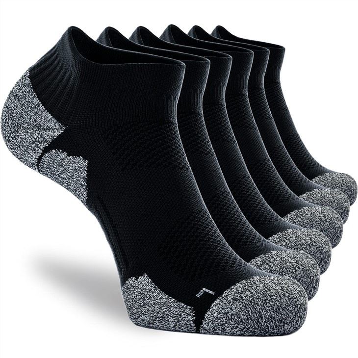 Unisex Cushioned Compression Athletic Ankle Walking Socks