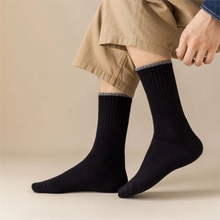 white 100 cotton men work socks+Made in China