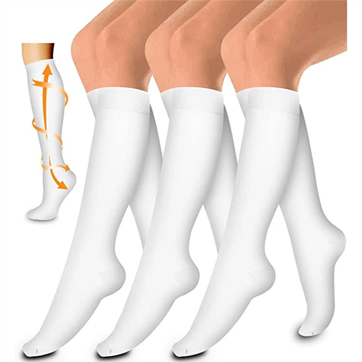White Compression Socks Nurse