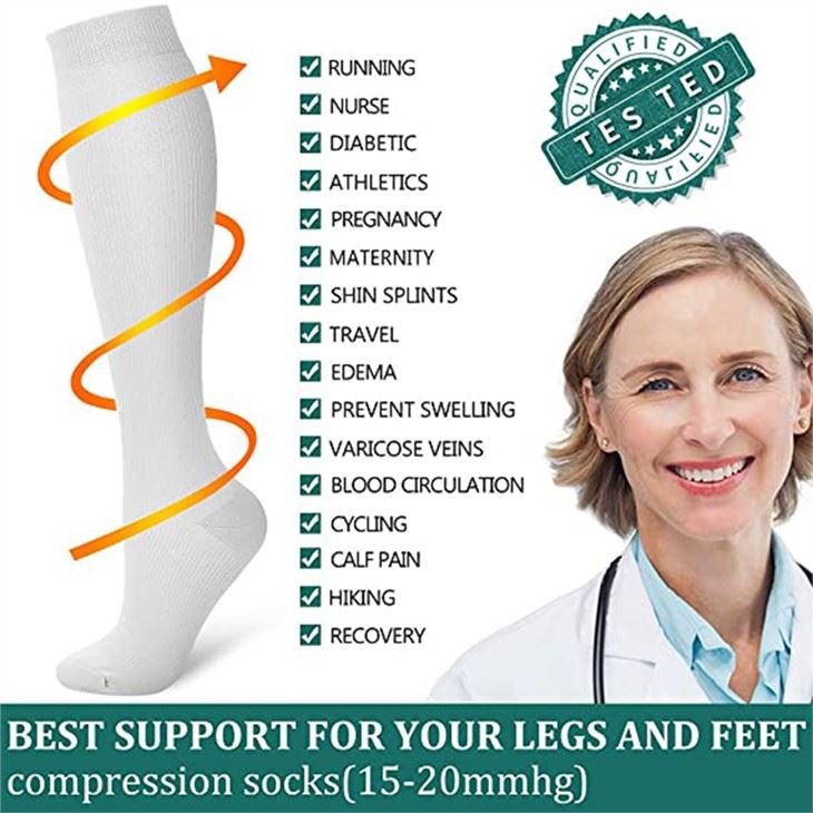 colorful compression socks for nurse suppliers