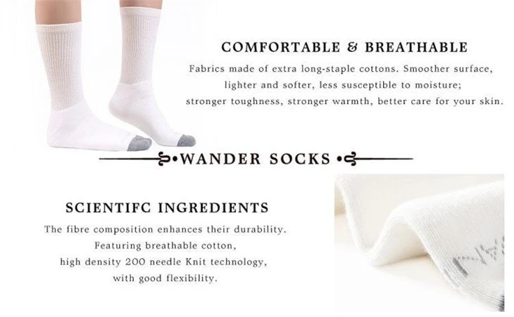 white cotton socks Boot socks in stock(3)