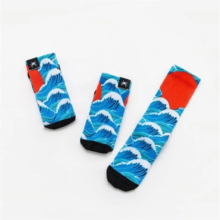 wholesale custom print socks tube sublimation made in China 05