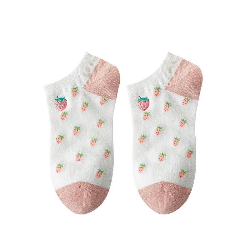 Women Soft Comfortable Cute Pattern Ankle Socks