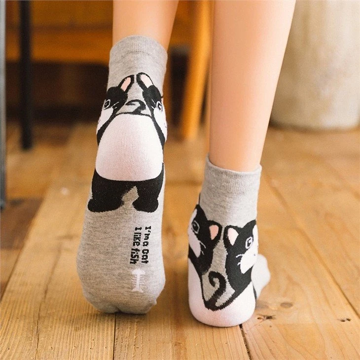 Womens Cat And Dog Cute Cotton Socks quotation