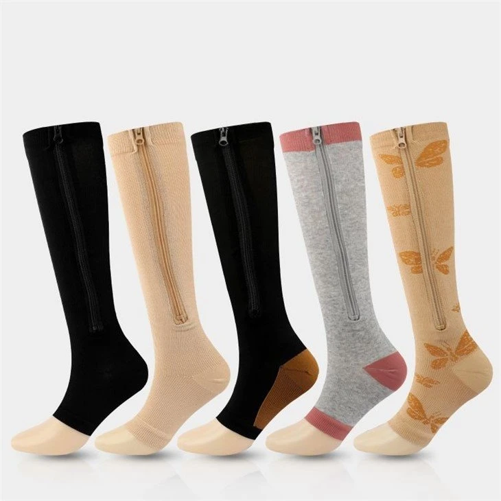 Zipper no toe varicose vein compression socks buy