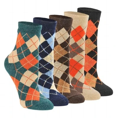 Womens Winter Alpaca Wool Crew Socks