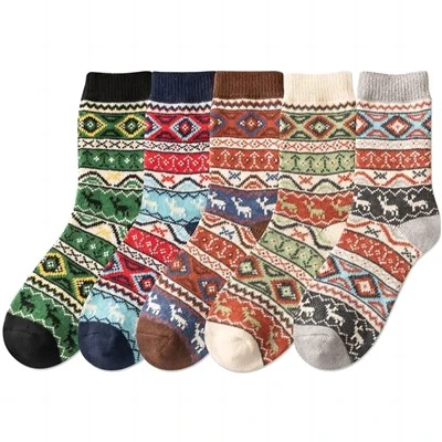 Womens Winter Wool Crew Socks